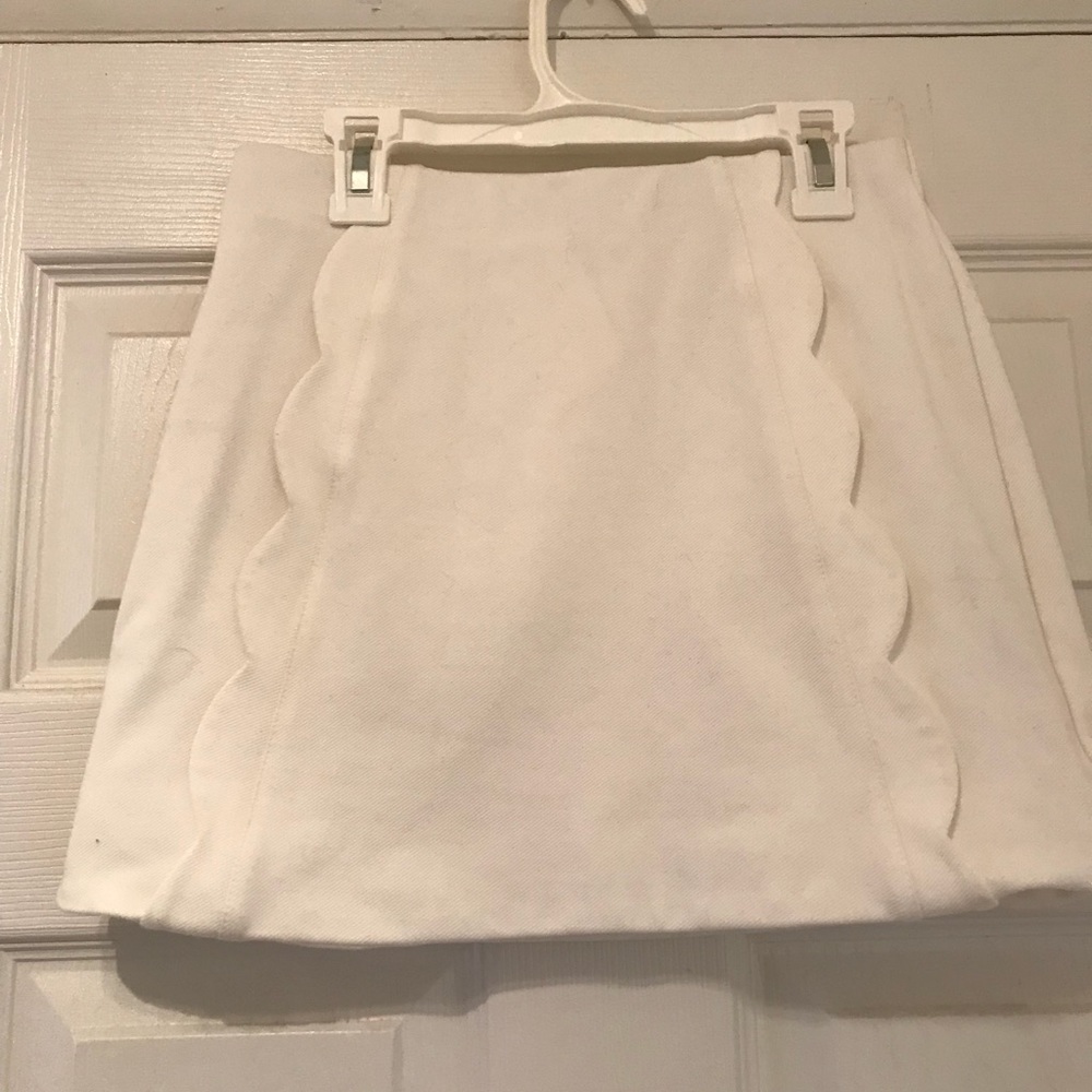 topshop white skirt